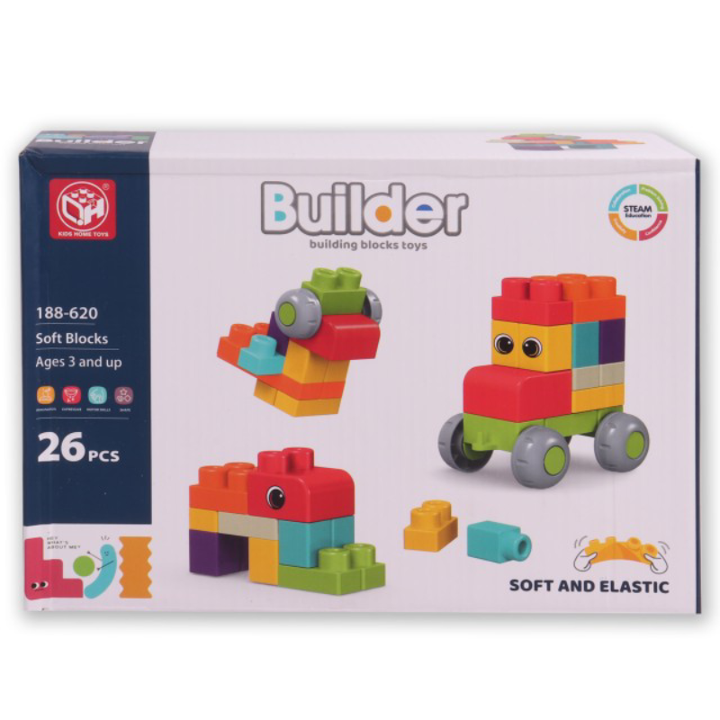 LEGO BUILDER SOFT BLOCKS 26PCS