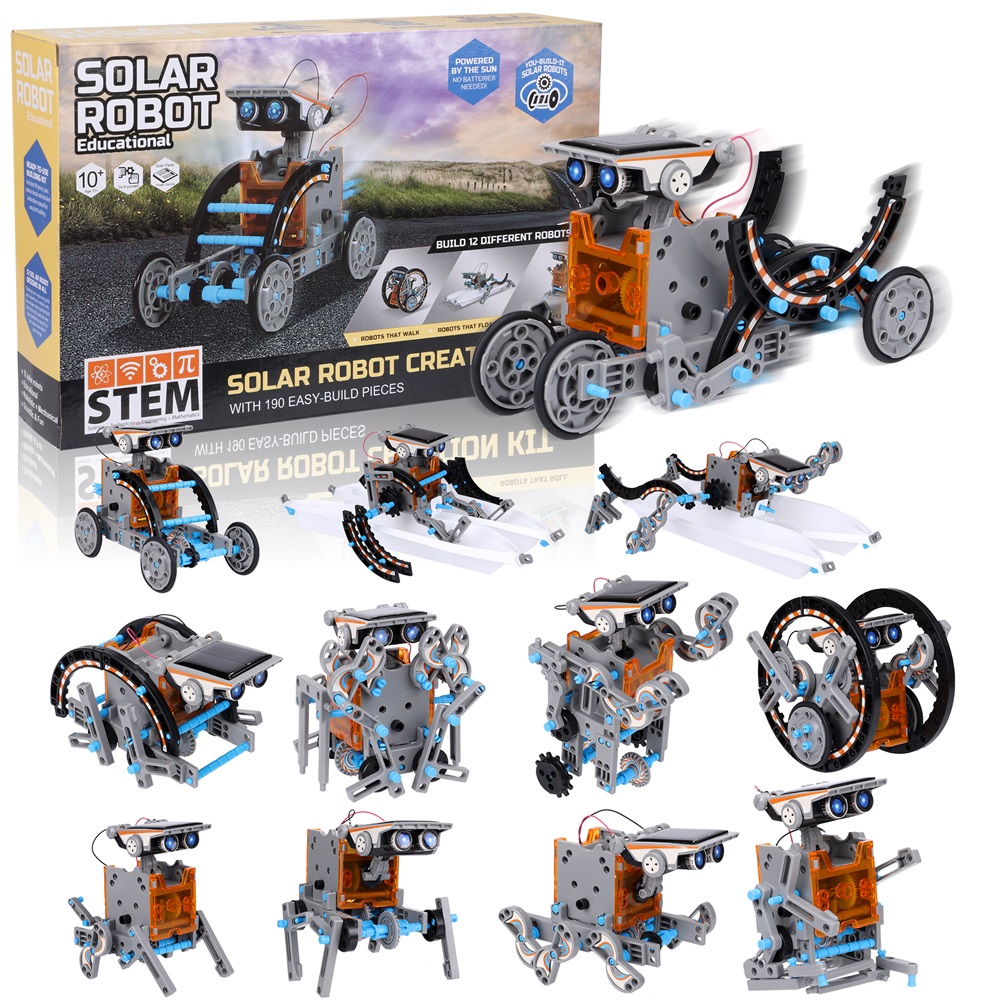 Solar Robot 12 en 1 – Kit STEM Solaire 8+